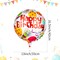 100 Pcs Happy Birthday Aluminum Foil Balloons for Birthday Party Decoration Supplies, 18 Inches Round Helium Floating Mylar Balloon (20 Patterns)